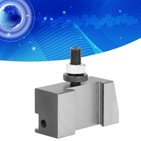 250 107 Quick Changing Tool Post Holder Built Tough For CNC Lathes High Carbon Steel Machining Fixture For Metalworking Heavy Duty Lathe Accessory High Strength Industrial Grade close-up