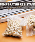 High Temp PTFE Tape For Vacuum Sealers And Hand Impulse Sealers, No Fuss Heat Resistant To 500F, sealing pistachios in bags