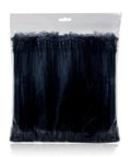 Heavy Duty 10 Inch Nylon Cable Ties Self Locking Zip Ties for Home Office Garage Workshop Cable Management Black Tie Wraps Durable Fastening Trusted by DIYers 500 Pack For All Your Cable Needs visibly in a sealed plastic bag