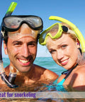 AquaBlock Silicone Ear Plugs For Swimming 2 Pair Waterproof Reusable Ear Protection For Swimming Snorkeling Surfing