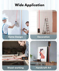 Mereo Laser Measure 328FT / 100m Digital Distance Meter, Electronic Level used in various home design activities.