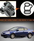 Honda VVT Solenoid Gasket And Valve Cover Set For Civic Accord CR V Element Fit And Acura RSX TSX with car and parts display