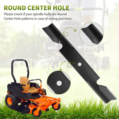 High Lift Replacement Blades For 36 And 52 Inch Decks That Fit Scag Tiger Cub Wildcat Turf Tiger Lawn Mowers And Tractors 3 Pack