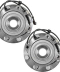 Front Wheel Hub Bearing Set 2 Piece Assembly Direct Fit 4WD Chevrolet Avalanche Silverado 1500 HD Sierra Yukon 2007 OEM parts view