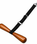 Portable Saddle T Hanger For Car And Trailer Heavy Duty Headrest Saddle Rack Organizer black strap with metal rings