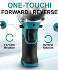 One-touch forward/reverse control on Heavy Duty Rechargeable Cable Stripper For 50-300 Mm2 Wires, ergonomic design for ease.