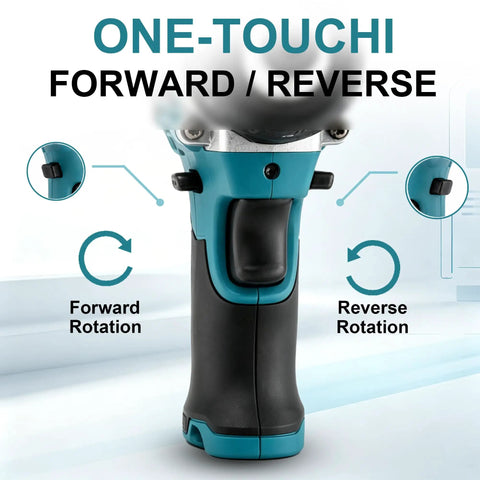 One-touch forward/reverse control on Heavy Duty Rechargeable Cable Stripper For 50-300 Mm2 Wires, ergonomic design for ease.