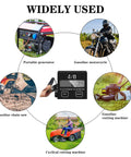 Widely used inductive digital tachometer for engines with sleep mode RPM gauge in chainsaw, motorcycle, generator, and UTV