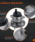Product details of Rear Wheel Hub And Bearing Assembly With ABS For Toyota Corolla 2009 2019 Corolla Im 2017 2018 Matrix 2009.