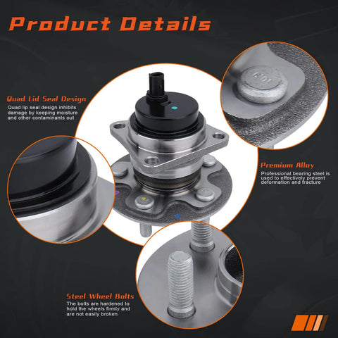 Product details of Rear Wheel Hub And Bearing Assembly With ABS For Toyota Corolla 2009 2019 Corolla Im 2017 2018 Matrix 2009.