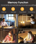 People using LED Desk Lamp With Clamp And USB Adapter For Home Office Clip On Light With Three Modes And Ten Brightness Levels