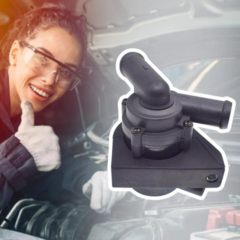 High Performance 7L0965561D Electric Coolant Water Pump For Sedans. Keeps Engine Cool In Extreme Heat Or Cold Up To 120 Degrees F. Essential Auto Repair Part For Reliable Summer And Winter Driving. Top Quality Direct Replacement.