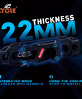 XYCLE 12000 Lb Electric Winch With Synthetic Rope integrated winch fairlead 22mm thickness for 4x4 offroad use.