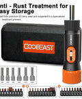 38 Piece Torque Screwdriver Set With 10-70 In-Lb Range, Includes S2 Bits, Sockets, And Storage Case For Bike Repair, Home Maintenance, And DIY Projects