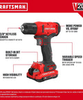 Badass 3/8 Inch Cordless Drill Driver With Battery And Charger Included For Cracking Any Tough Diy Project With Snappy Speed Control, shown with keyless chuck and variable speed features.