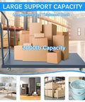 Load Up Your Gear On This Rock Solid Heavy Duty Flatbed Cart 60X30 2000 Lb Steel Platform Truck with boxes on deck.