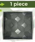 Plastic Molds For Concrete Patio Paving Slabs Chestnut Color Pathmaker Do It Yourself Paver Molds For Walkways Reusable