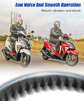 Honda 23100 GK8 870 Drive Belt For Spree NQ50 Elite SB50P Replacement Noise Reducing High Elasticity Belt For Quieter Starts Smoother Acceleration And Long Lasting Performance drive belt, close-up section