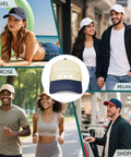 Cool Bugs Baseball Hat For Men And Women Trucker Cap With Ventilated Top Air Holes shown in various lifestyle settings