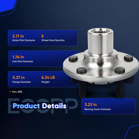 NT510110 Front Wheel Hub Bearing Assembly For Ford Focus 2012 2018 And Ford C-Max 2013 2018 Front Left Right Axle Hub