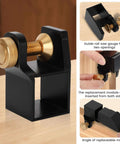 Pro Grade Dovetail Saw Guide Jig With Aluminum Alloy Magnetic Right Angle for precise woodworking with double-sided design.