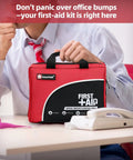 Must Have 160 Piece First Aid Kit With Ice Pack Emergency Blanket And Moleskin Pad Ultra Lightweight Travel Ready Set