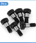 Six Pack Alloy Steel Shoulder Bolts 10mm Shoulder Diameter, 10mm Shoulder Length, M8 Thread, Hex Socket Drive, 6pcs displayed