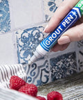 Using Light Grey Grout Pen Tile Paint Marker Waterproof Grout Paint Colorant And Sealer Pen For Tile Grout No Scrub Touchups