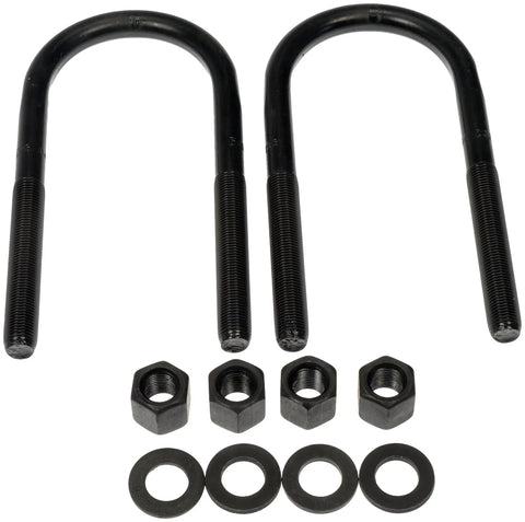 Leaf Spring Axle U Bolt Kit Heavy Duty Bolt On For Securely Attaching Leaf Springs To Vehicle Or Trailer Axle Easy Install Rugged Hardware