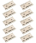 10 Pieces Iron Door Hinges Folding Screen Gate Hinges Retro Style For Furniture Doors Windows Cabinet Multipurpose Rust Resistant Heavy Duty Hinges Built To Last displayed