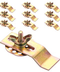 Built Tough Undermount Sink Clips 10 Pack Of Industrial Steel Clamps showing heavy-duty clips for easy kitchen and bath installation.