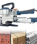 Pneumatic Strapping Tool, Handheld Automatic Packaging Machine With Massive Pulling Force, aluminum body, designed for PP and PET banding.