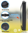 Seven Can Insulated Beer Sleeve Sling For Golf Bags Waterproof 600D Oxford Cooler with adjustable strap and rugged zipper