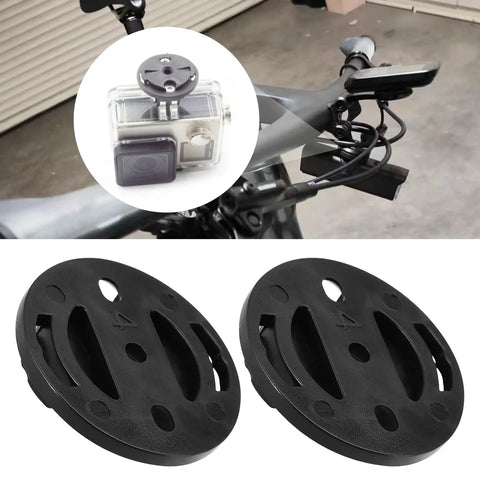Rock Solid Bike Computer Bracket Mount Kit With Fixed Base for 32x29x2mm Stopwatch Holder on bike handlebar and components