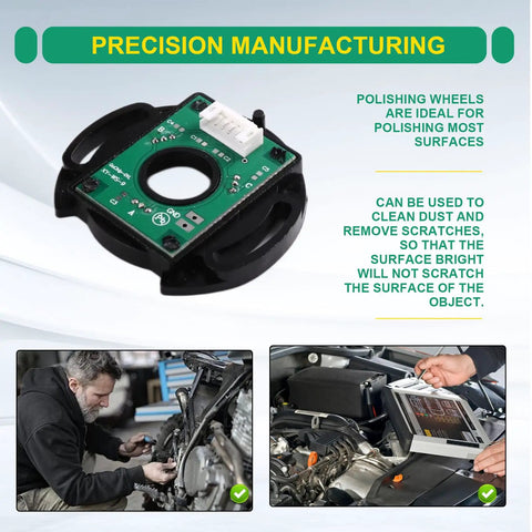 Heavy Duty Replacement Hall Sensor Pcb Circuit Board For Electric Bike Motor Upgrade Rock Solid Design Ride Like Butter Plug And Play Setup Guaranteed Smooth Operation Every Time with green circuit board.