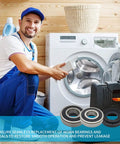 Premium Heavy Duty Rear Drum Bearing And Seal Kit For Lg Kenmore Front Load Washers Replaces 4280 En Models shown with technician.