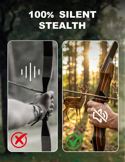 Five Pairs Traditional Recurve Bow Hair Arrow Rests Pre Cut Leather Shelf Pads With Triangle Plates For Killer Silent