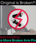 Get Your Setup Sorted Fast With This Heavy Duty Locking Arm Pin Compatible With Tonal Home Gym Machines Fixing Stuck Arms Smooth Height Tweaks Solid Grip Zero Hassle, showing broken pin image.