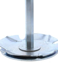 Bottom view of Super Handy 4 Inch PVC and ABS Schedule 40 DWV Pipe Removal Tool showing circular cutting blades.