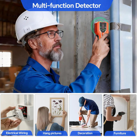 3 In 1 Electronic Stud Finder Wall Scanner Nails Wood Studs Metal Piping And Live Ac Wires Instant Accurate Pickups For Home Repair Jobs Totally Foolproof Operation That Works Like A Charm