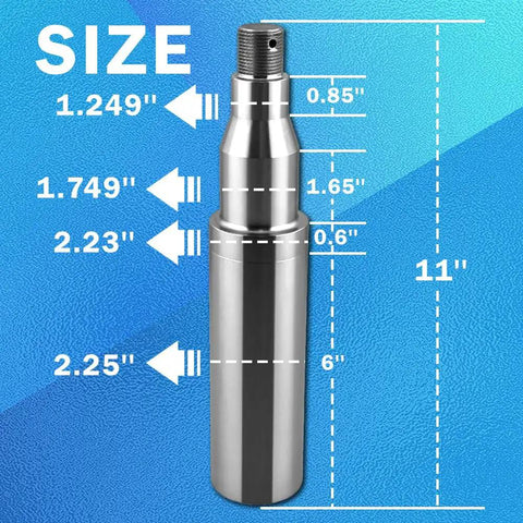 Trailer Spindle Round 42 EZ Lube Spindle For 5200 To 7000 Lb Trailer Axles with size dimensions