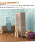 Room with cabinet using Concealed Folding Door Hinge Built Tough Heavy Duty Cabinet Hardware for home use, easy to install