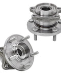 Rear Wheel Bearing Hubs Assembly For Mazda CX 9 AWD 2007 2008 2009 2010 2011 2012 2013 2014 2015 Two Piece Set Pair Of Rear Hubs And Bearings Five Lug Non ABS Four Bolt Flange AWD Ready