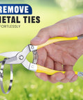Heavy Duty Stainless Steel Cable Tie Gun Kit With 150 Zip Ties In Three Sizes for Fencing Chicken Coops Cable Bundling