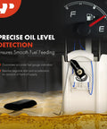Close-up of Drop In Electric Fuel Pump Module With Pressure Sensor For Chevy Traverse 2009 2017 V6 3.6L showing precise oil detection