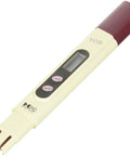 Pocket TDS Meter Handheld Water Tester With ATC Auto Temperature Compensation And Microprocessor, compact brown design