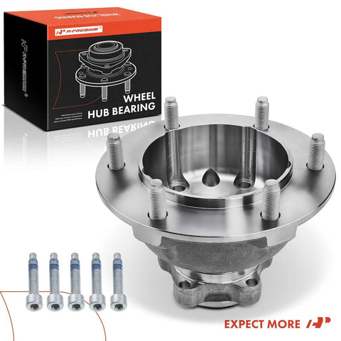 Front Wheel Bearing And Hub Assembly 6 Lug Fit Ford Transit 250 2015 350 2015-2017 And 350 HD 2015-2018, with bolts included