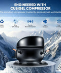 Image of Cubigel compressor featured in 54 Inch Stainless Steel Upright Double Door Commercial Freezer Frost Free 49 Cu Ft Reach In.