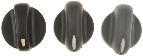 Temperature Control Knob Set For Buick Geo Pontiac Models 3 Pack Must Have Direct Replacement Restores HVAC Dial Functionality