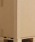Heavy Duty L Shaped Cardboard Corner Protectors Set Of 20 Pcs Wall Edge Guards for reinforced box corner on pallet